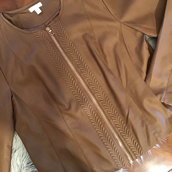 Charter Club Jackets & Blazers - Vegan (leather look) jacket